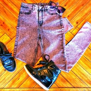 Divided Acid washed high-rise Jeans